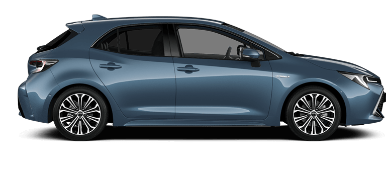 Toyota Corolla хибрид - 1.8, luxury, електронно контролирана безстепенна автоматична трансмисия (e-CVT), цвят: Denim Blue