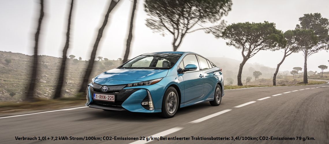 Toyota Prius Plug-in Hybrid eines der sichersten Fahrzeuge