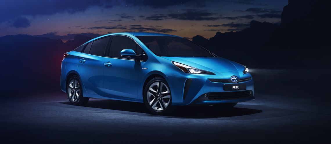 Geschärftes Design für Toyota Prius.