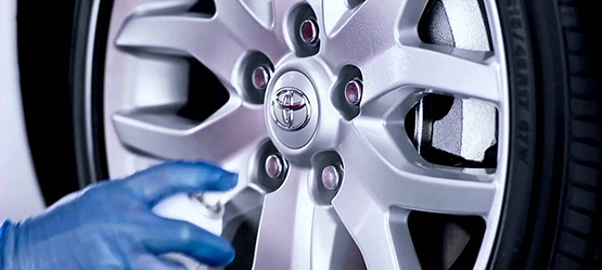 Limpiador para llantas de Toyota