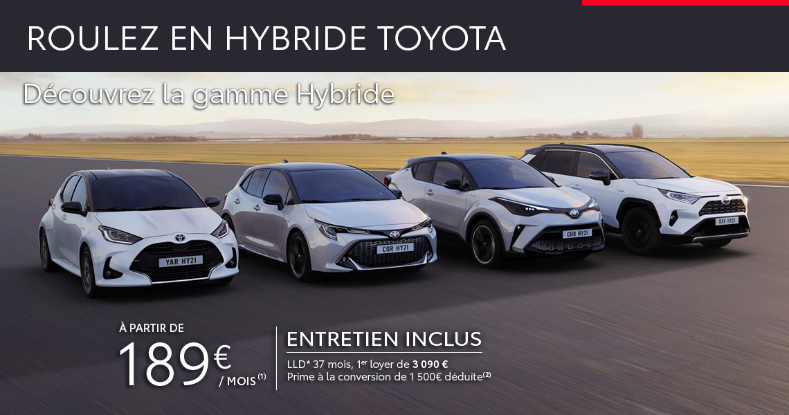 Vous aussi, choisissez l'Hybride Toyota !