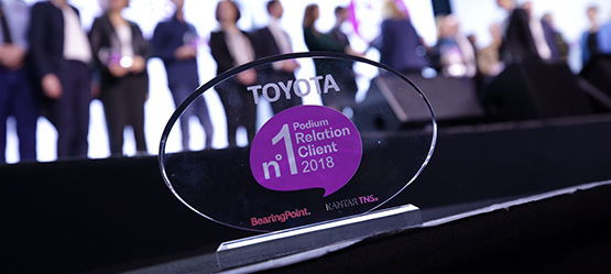 Toyota en tête du palmarès général du Podium de la Relation Client