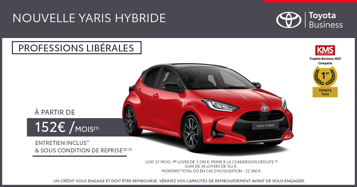 Nouvelle Toyota Yaris Hybride France