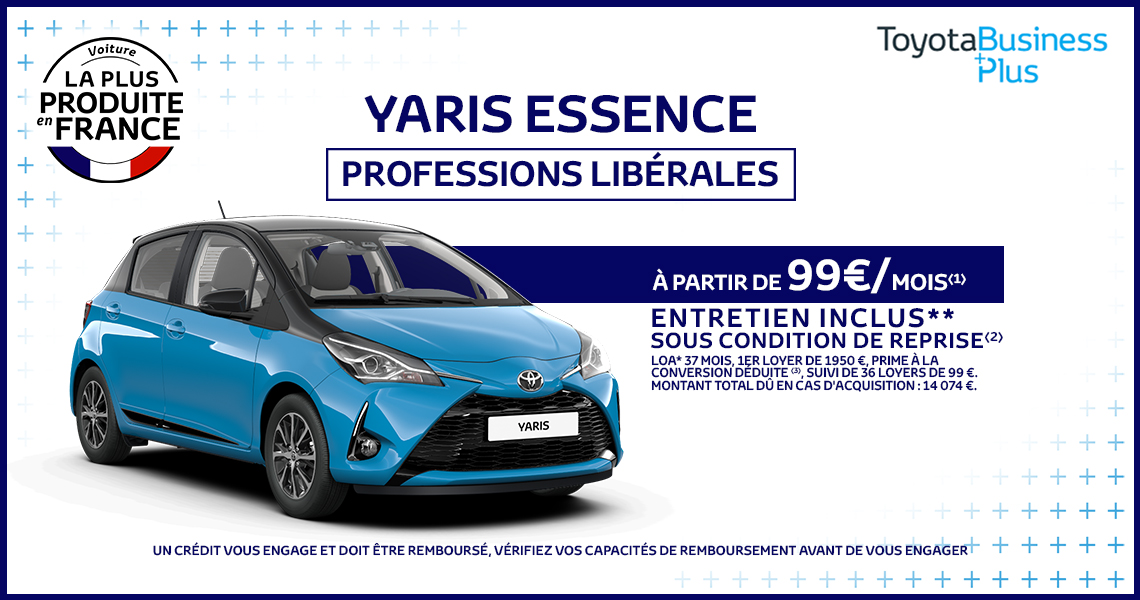 Toyota Yaris Essence Professions Libérales