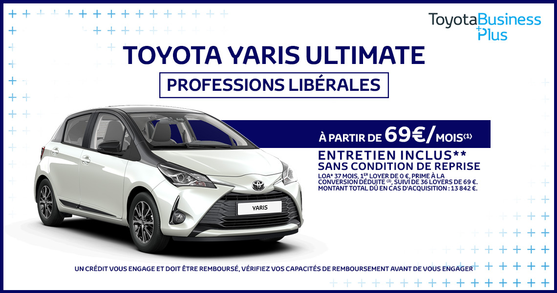 Toyota Yaris Essence France Professions Libérales