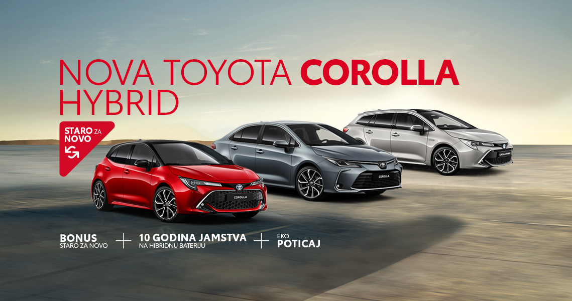 Nova Corolla Hybrid