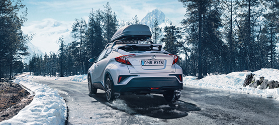 Toyota C-HR podczas zimy