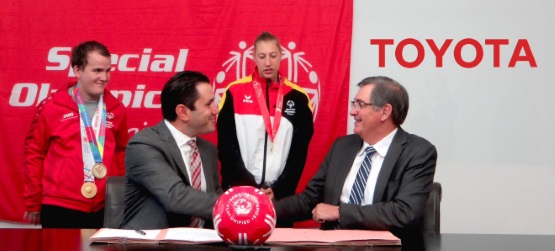 Toyota e Special Olympics ampliam parceria para a Europa
