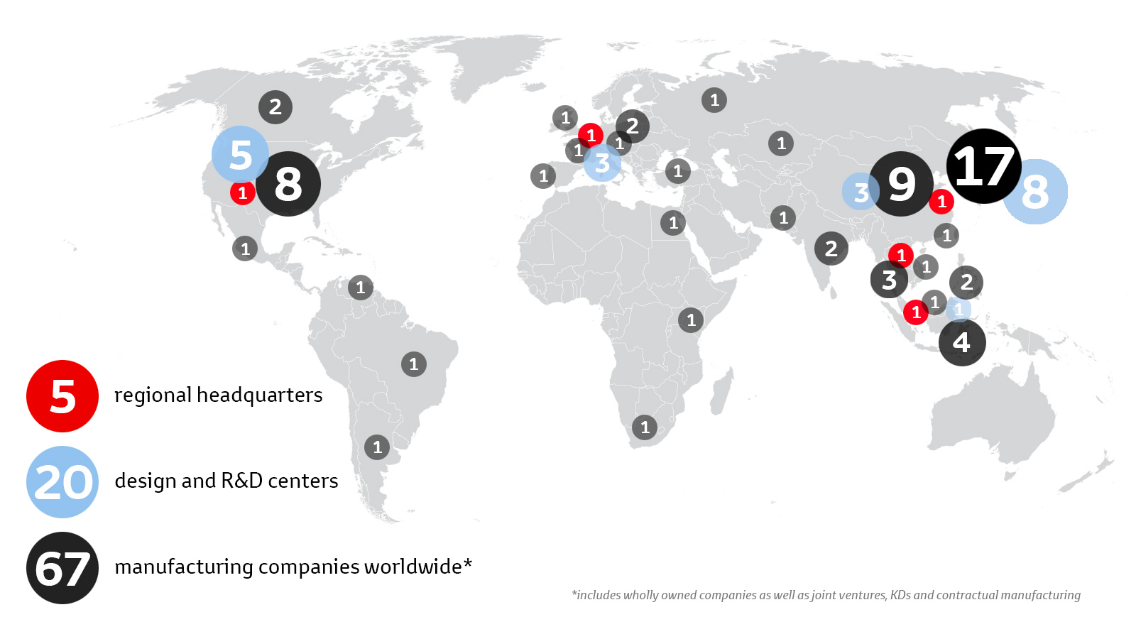 Toyota World Map