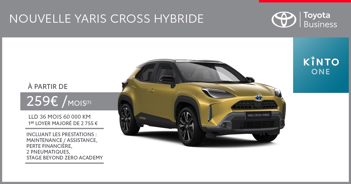 Nouvelle Yaris Cross Hybride Dynamic Business